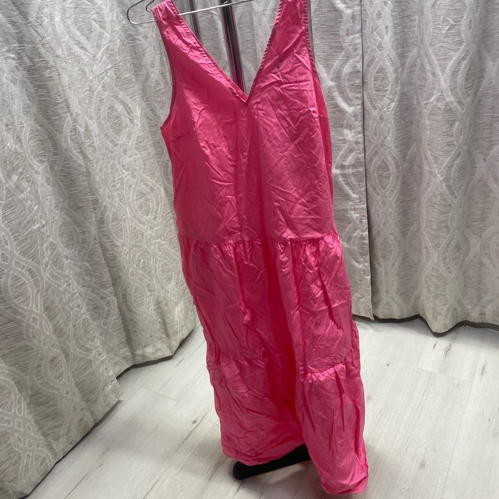 Who What Wear Vibrant Pink Dress